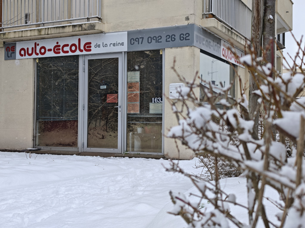 Auto-école de la Reine en hiver